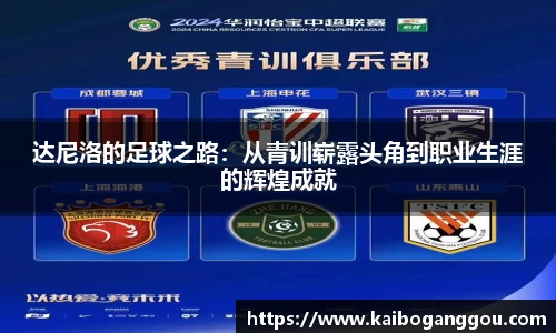 达尼洛的足球之路：从青训崭露头角到职业生涯的辉煌成就